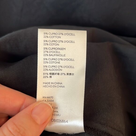 FREE PEOPLE SOA ASYMMETRIC LONG OCCASION DRESS WITH A BOW AND POCKETS - Picture 5 of 8